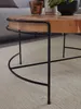 WOHNLING Couchtisch 62x40x62 cm Sofatisch Akazie Massivholz Produktbild-Vorschau 5