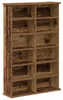 vidaXL CD Regal 2 Stk. Altholz 60 x 17 x 92 cm Produktbild-Vorschau 4
