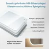 doporro Design LED-Spiegel Wandspiegel 100x80cm Produktbild-Vorschau 6