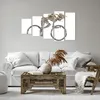 Bild auf Leinwand - Leinwandbild - 5 Teile - Fahrrad Produktbild-Vorschau 6