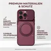 Hülle passend für  iPhone 18 Pro, burgunderrot matt, großer Produktbild-Vorschau 3