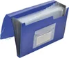 Q-Connect-Ordner mit 13 Fächern, transparent, blau, KF01275 Produktbild-Vorschau 5