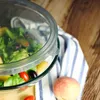 Glasschale mit Deckel groß 4,4L Salatschale Borosilikatglas Produktbild-Vorschau 3