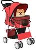 PawHut Hundewagen Hundebuggy Faltbar Katzenwagen bis 10kg Produktbild-Vorschau 1