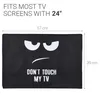 kwmobile 24" TV Abdeckung Indoor - Fernseher Hülle Produktbild-Vorschau 3