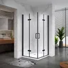 i-flair Falttür Duschkabine 75x75x190 cm aus durchsichtigem Produktbild-Vorschau 1