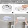 ZMH lampa sufitowa okrągła lampa sufitowa sypialnia tkanina Podgląd zdjęcia produktu 6