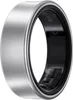 A close-up studio shot of a silver smart ring with a black interior. Anteprima dell’immagine prodotto