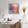 Gerahmtes Poster - Schwarzer Rahmen - Brücke Schnee Wald - Produktbild-Vorschau 6