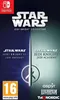 The image is a collage-style advertisement for the Star Wars Jedi Knight Collection on Nintendo Switch. It features the game titles, logos, and age rating. Produktbild-Vorschau