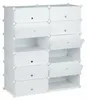 Relaxdays Schuhschrank Kunststoff, Schuhregal geschlossen, Produktbild-Vorschau 8