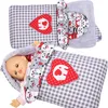 Pucksack mit Kapuze und Kissen für Puppen, BOBO Bettwäsche Produktbild-Vorschau 1