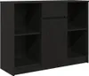vidaXL Príborník so zásuvkou čierny dub 101x35x76 cm Náhľad obrázku produktu 2