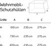 GreenYard® Wohnmobil Schutzhülle mit Reflektoren Größe XL | Produktbild-Vorschau 8