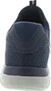 The back view of a navy blue sneaker. Náhled obrázku produktu