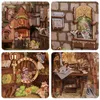 Miniaturowy domek Book Nook - Siódme niebo - Puzzle 3D - Podgląd zdjęcia produktu 3