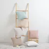 Dunkelbeige Baumwoll-Musselin Kissenbezug 40x40 für Produktbild-Vorschau 5