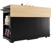 Sweiko Ilot de cuisine, cloisons amovibles, armoire de Voir les images du produit 14