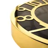 Almina Wanduhr mit Ziffern in Schwarz/Gold ?40 cm Produktbild-Vorschau 3
