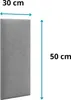 A gray rectangular panel with dimensions indicated by text and arrows. Anteprima dell’immagine prodotto