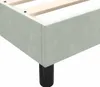 Boxspringbett mit Matratze Hellgrau 160x210 cm Samt Produktbild-Vorschau 9