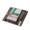 A package of fabric squares with festive patterns, likely for an advent calendar. Produktbild-Vorschau