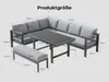 MeXo Gartenmöbel Set Aluminium 5-tlg. für 6-8 Personen mit Produktbild-Vorschau 9