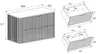 RODAN | Koupelnová Skříňka - 100 CM - Bílý Matný - MDF - 2 Náhled obrázku produktu 7