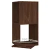 A 360-degree view graphic is overlaid on a brown wooden cube shelf. Anteprima dell’immagine prodotto