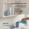 Badset 6-teilig, Badezimmer Zubehörset, Badaccessoires Grau Produktbild-Vorschau 5
