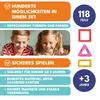 KRUMAD Magnetické stavebnice 118 kusov - Kreatívna Náhľad obrázku produktu 3