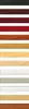 A collection of horizontal color swatches, likely representing different finishes or materials. Produktbild-Vorschau