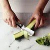 5er Set Gemüseschäler aus Edelstahl mit Holzgriff, Produktbild-Vorschau 4