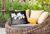 MuchoWow® Outdoor Kissen - Orchidee - Blumen - Schwarz - Produktbild-Vorschau 3