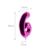 Folienballons Pink 100cm Zahl 6 pinker Zahlenballon zum Produktbild-Vorschau 2