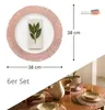 Platssets 6er Set Rund Gold, Tischunterlagen Metallic Produktbild-Vorschau 6