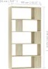 vidaXL Regál / rozdělovač místností Sonoma Dub 80x24x159 cm Náhled obrázku produktu 7
