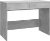 vidaXL Stôl betón sivý 101x50x76,5 cm odvodený drevený Náhľad obrázku produktu 1