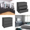 Kommode Vicco Ruben Anthrazit 48 x 77.6 cm mit 3 Produktbild-Vorschau 8