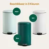 CASABEL Rond keukenprullenbak 50l, roestvrij staal, Productafbeelding-voorbeeld 9