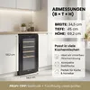 Sommertal WK 50 Weinkühlschrank – 15 Flaschen, 5–20 °C Produktbild-Vorschau 5