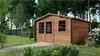 Abri de jardin en bois - 20m2 - 5x4m - Traité - Ep. 45mm - Voir les images du produit 1