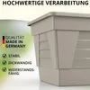Plastard Blumenkasten 3er Set 60 cm Seidengrau, Produktbild-Vorschau 3