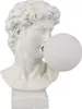 riess-ambiente Tischlampe DAVID 30cm weiß Polyresin Büste Produktbild-Vorschau 6