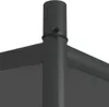 vidaXL Pavillon Anthracite 4x4 m 180 g/m² tissu et acier Voir les images du produit 12
