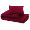 vidaXL Ensemble de linge de lit Bordeaux rouge 220x240 cm Voir les images du produit 6