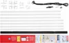 TESA Fliegengitter 1,0m x 2,2m mit Alurahmen, weiss Voir les images du produit 4