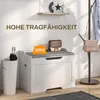 HOMCOM 103 Liter Aufbewahrungstruhe mit Deckel, Sitztruhe Produktbild-Vorschau 7