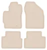 DURBAN Beige Velours-Fußmatten-Set für Toyota Auris I Produktbild-Vorschau 1
