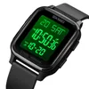 SKMEI 1858 Sportuhren Countdown-Doppelzeit-Uhr Wecker Produktbild-Vorschau 2